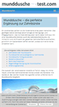 Mobile Screenshot of munddusche-test.com